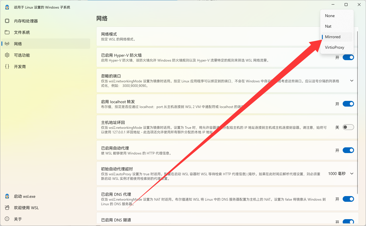 WSL2设置窗口